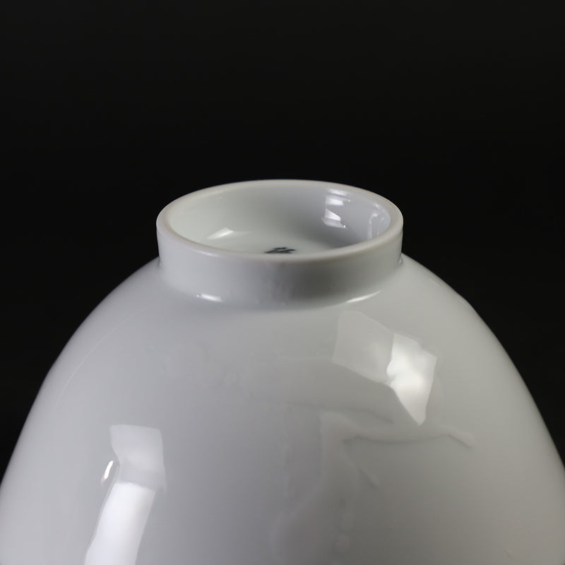 Yuki Inoue Product Dripping glaze rice bowl (medium) / White
