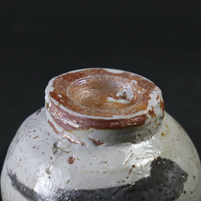 Painted Karatsu sake cup 1 by Munehiko Maruta