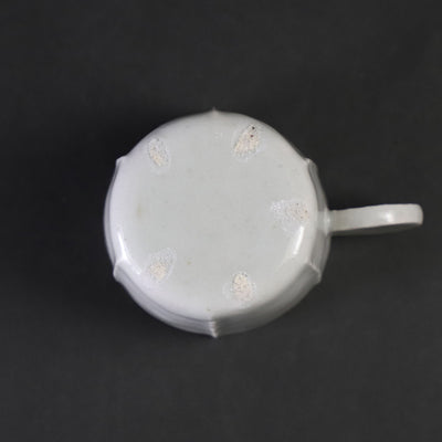 Soichiro Maruta white porcelain cup and saucer (small) 1
