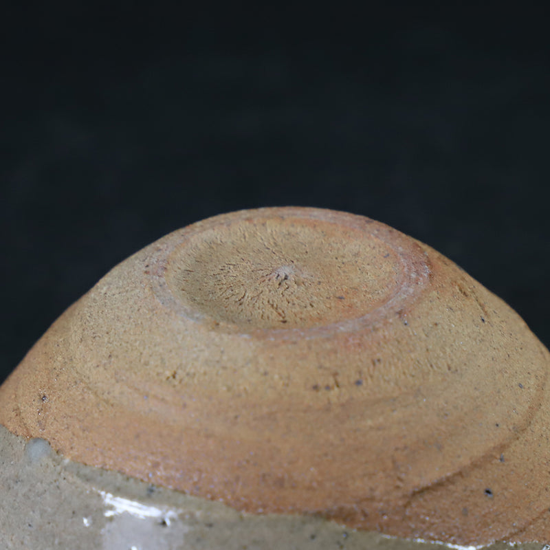 Painted Karatsu sake cup by Kenta Nakazato
