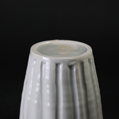 White porcelain cup by Shingo Oka