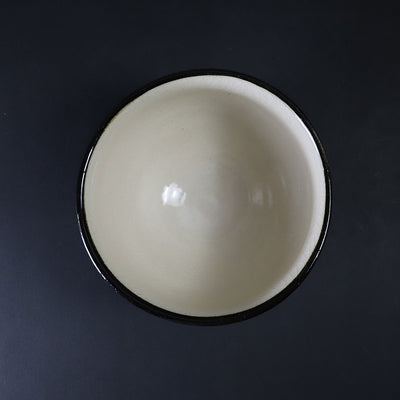 Taroemon Nakazato 14th Karatsu Taroemon blue scratched tea bowl