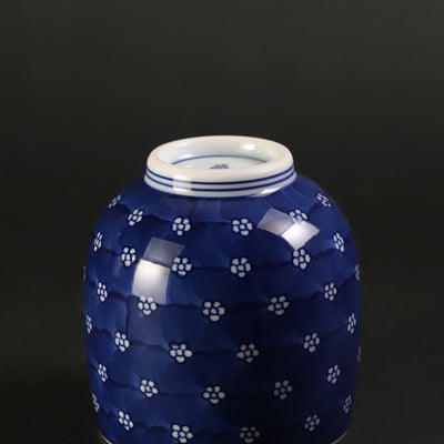 Gen'emon Kiln Blue and white plum pattern teacup