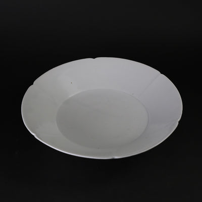 Masahiro Takehana's work, white porcelain 6-inch flower bowl No.8
