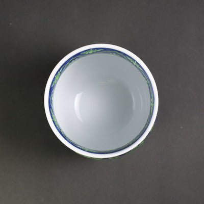 Gen'emon Kiln Green Grape Painting Teacup