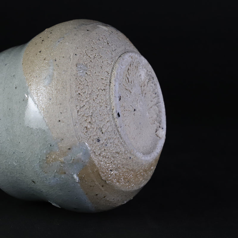 Madara Karatsu Sake Bottle No.39 by Yasumoto Kajiwara