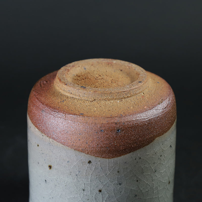 Whale skin teacup by Nakazato Taki