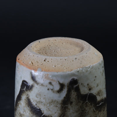 Suzu Green Tea Cup (Large) No.28 by Yasumoto Kajiwara