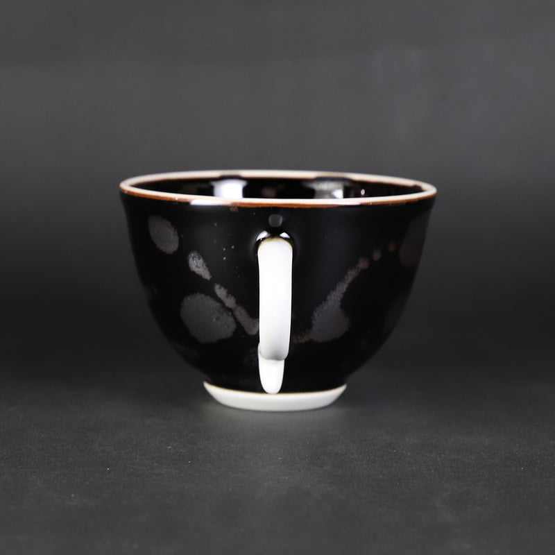 井上祐希 作 天目銀滴珈琲碗 – ギャラリー一番館オンラインショップ