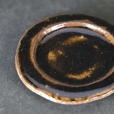 Munehiko Maruta Black Karatsu Plates