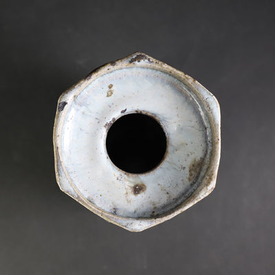 Korean Karatsu Shinogi Vase No.1 by Shuichi Okamoto