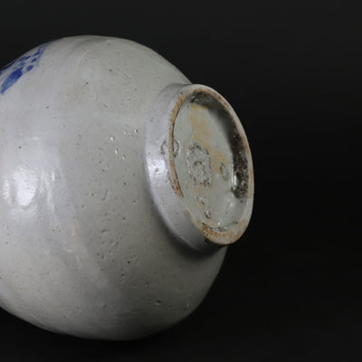 Maruta Soichi Gallery Blue and white sake bottle 1