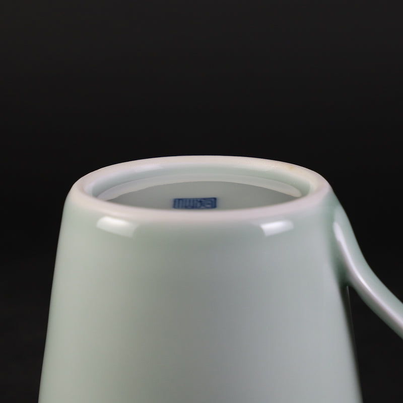 Tosengama plain celadon mug