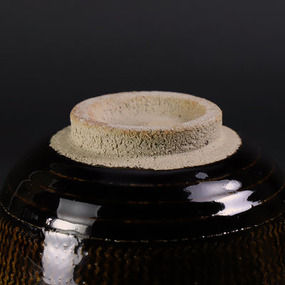 Karatsu candy glaze tea bowl by Keigo Kawazoe