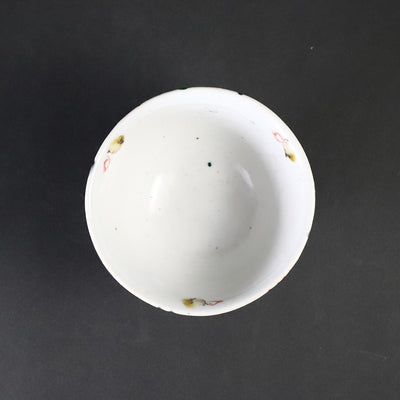 Shingo Oka's work, colored twisted dot pattern high-footed small bowl
