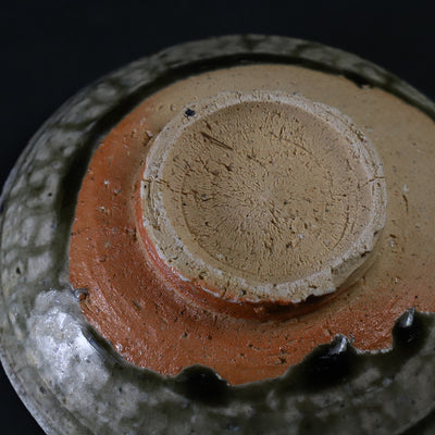 Yasumoto Kajiwara's Black Leopard Glazed Plate No.12