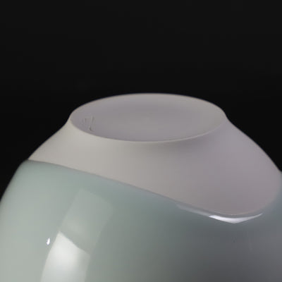 百田暁生　作　青白磁茶器(大)