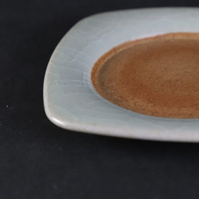 Kosengama Nabeshima Celadon Crazy Tea Saucer