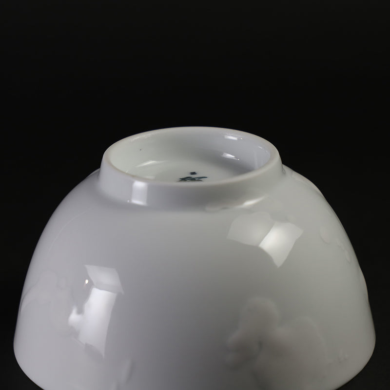 Yuki Inoue glazed soup bowl (small) / White