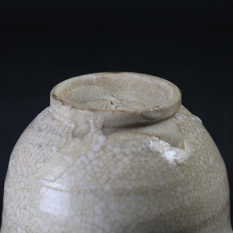 Hard-handled sake cup by Shintaro Uchimura