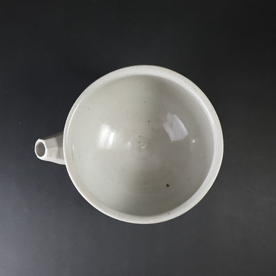 石井義久　作  白磁片口 No.56