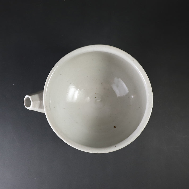 石井義久　作  白磁片口 No.56