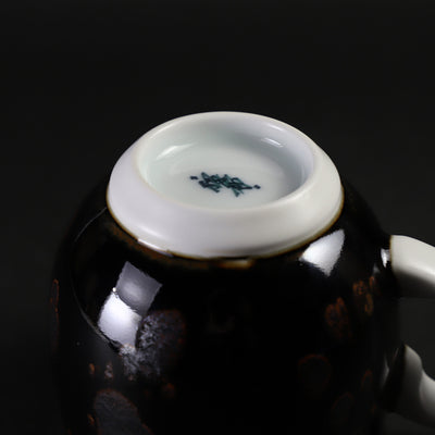 Yuki Inoue Tenmoku Silver Drop Mug Cup