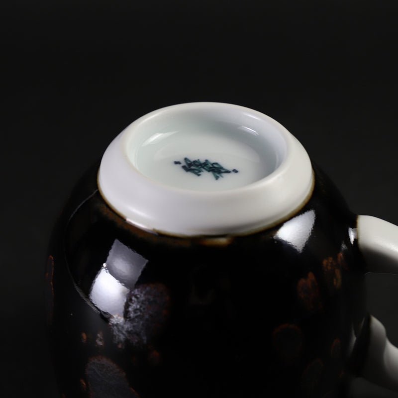 Yuki Inoue Tenmoku Silver Drop Mug Cup