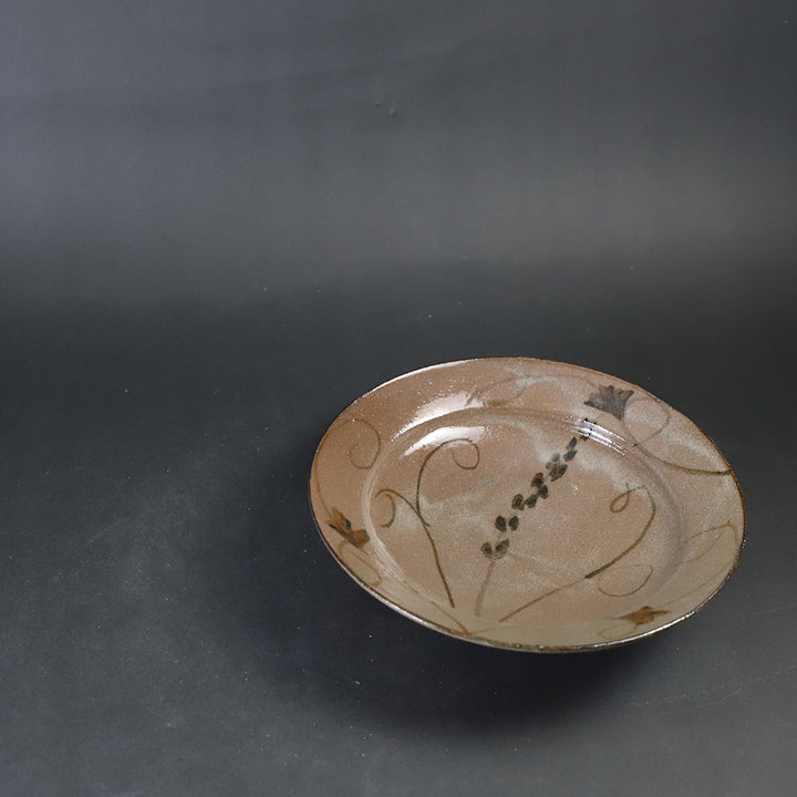竹花正弘 作 絵唐津五寸皿 – ギャラリー一番館オンラインショップ