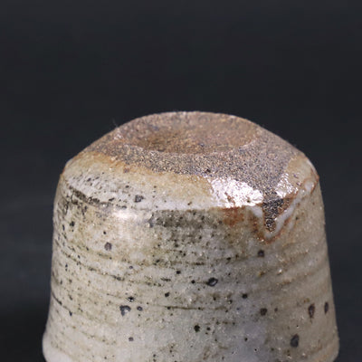 Yukiko Tsuchiya's work Feldspar glaze sake cup 1