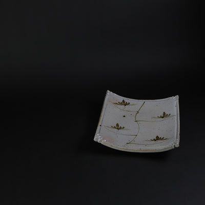 Shuichi Okamoto picture Karatsu pine confectionery bowl