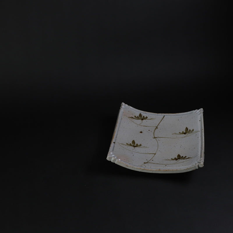 Shuichi Okamoto picture Karatsu pine confectionery bowl
