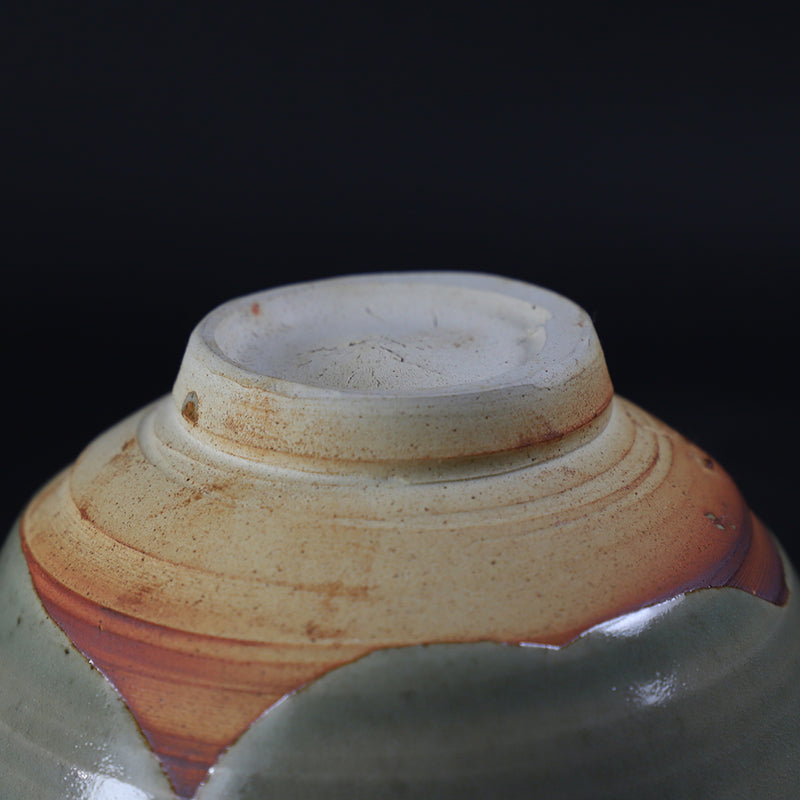 岡本作礼　作　翠青唐津茶碗　No.1