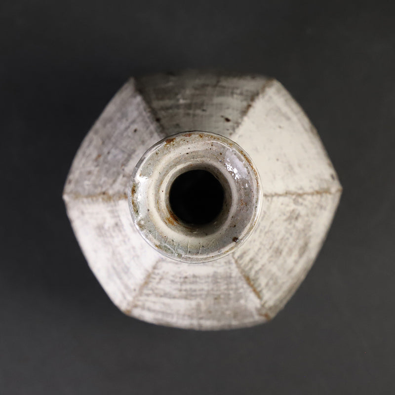 Mishima Hexagonal Sake Bottle No.40 by Shintaro Uchimura