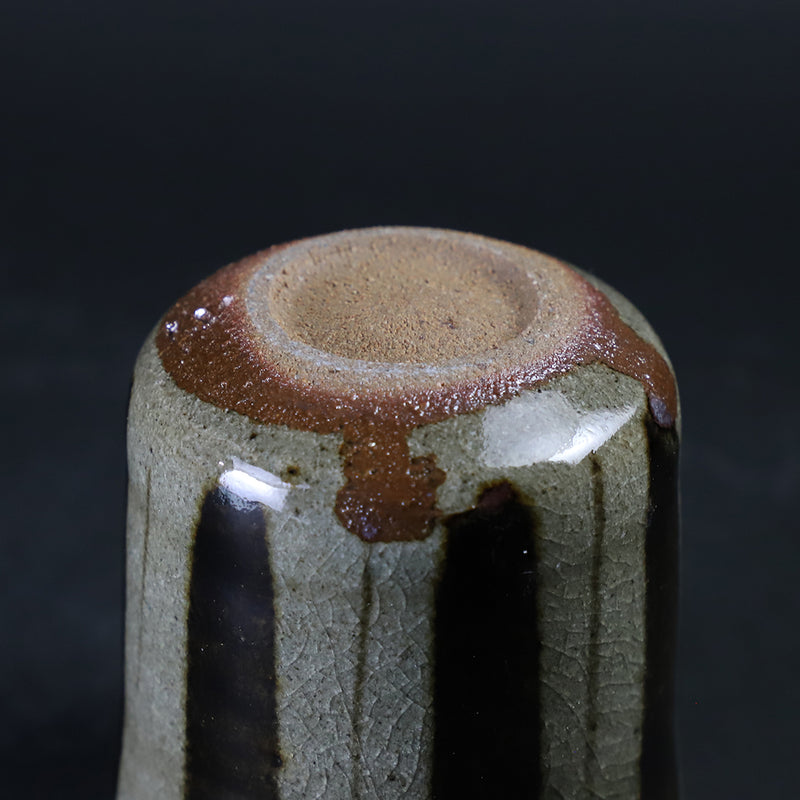 Painted Karatsu teacup 2 by Nakazato Taki