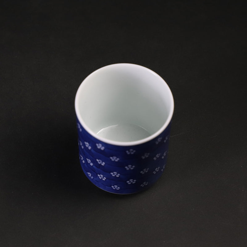 Gen-emon Kiln Plum blossom pattern peep-out sake cup