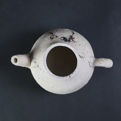 梶原靖元　作　紫香楽急須　No.105