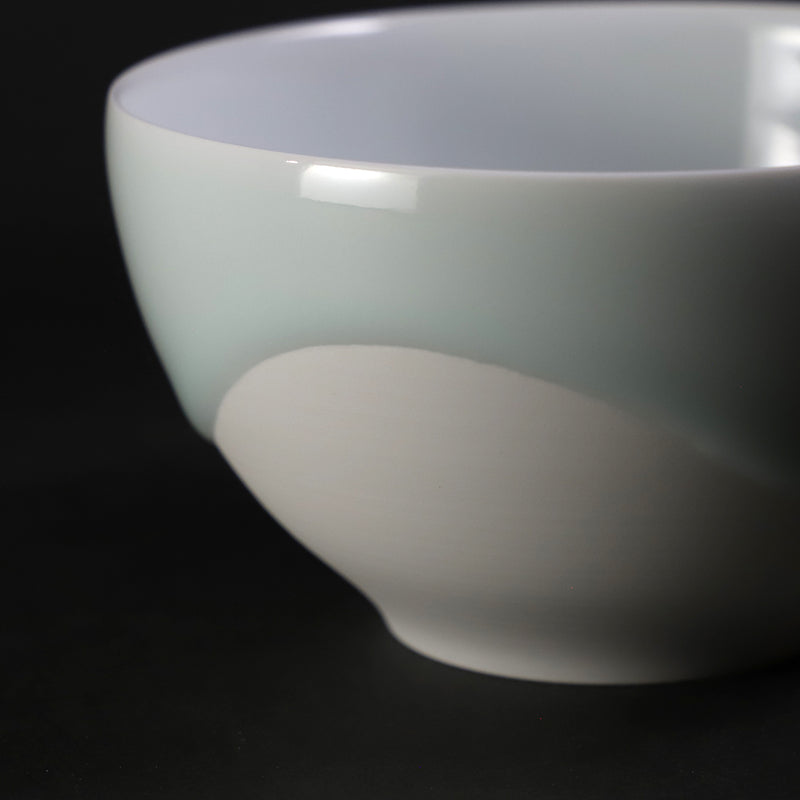 百田暁生　作　青白磁茶器(大)