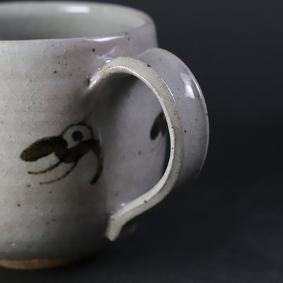 中里太郎右衛門窯　唐津手付杯（絵唐津）