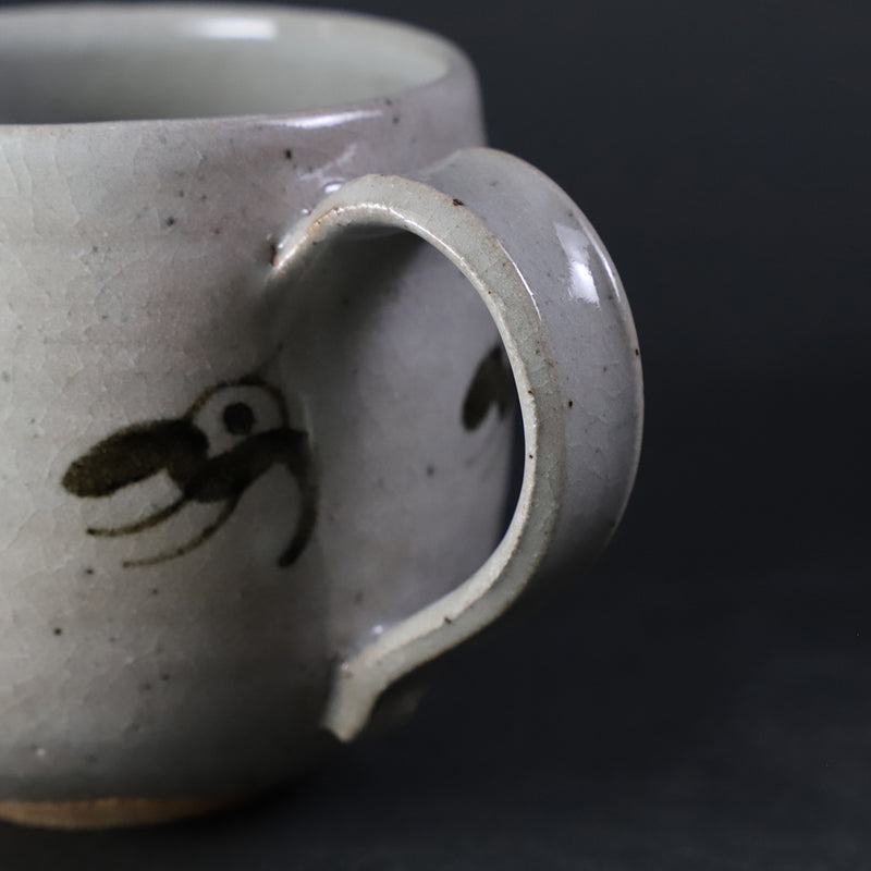 中里太郎右衛門窯　唐津手付杯（絵唐津）