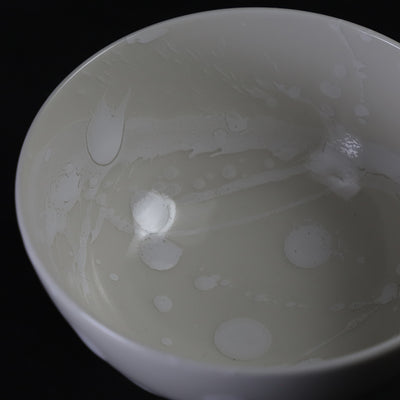 井上祐希　作　釉滴飯碗(小)cream