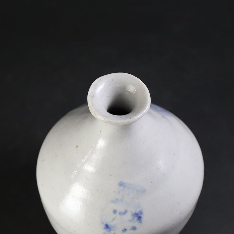 丸田宗一廊　作　染つけ壷絵徳利　No.4