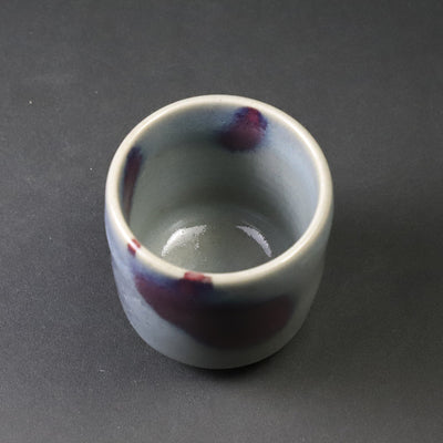 Karatsu Jun Kiln sake cup (No. 18) by Sakurei Okamoto