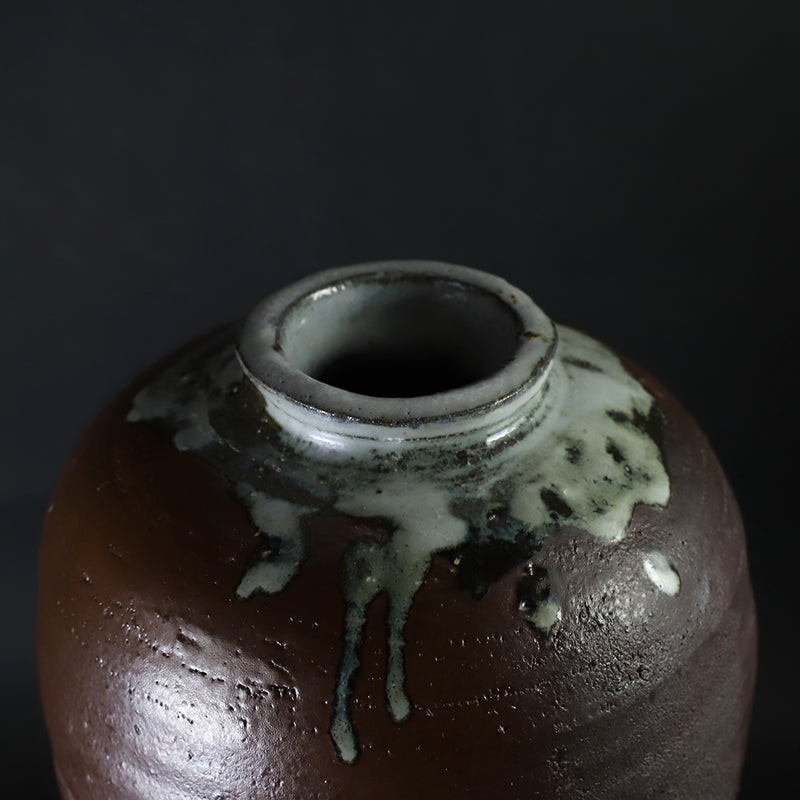 石井義久　作　掛け分け花器　No.14