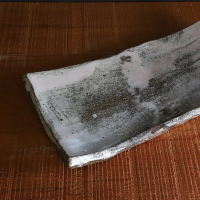 Ishii Yoshihisa's Madara Karatsu Large Plate No.10