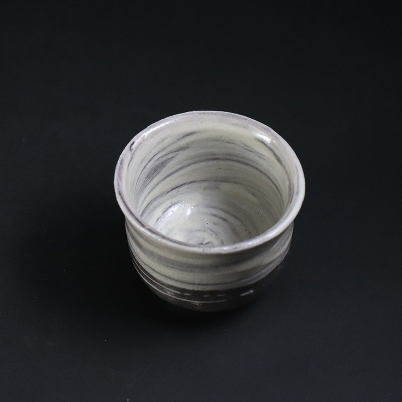 Brush stroke sake cup No.57 by Naoto Yano