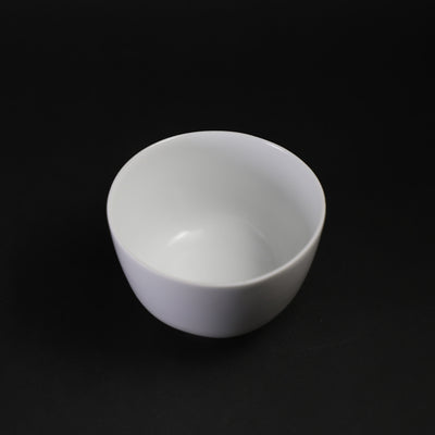 White porcelain sake cup by Seigo Nakamura