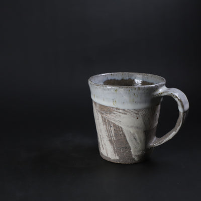 福田和祐　作　唐津刷毛目マグカップ