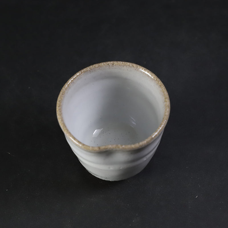 熊本千治　作　斑唐津酒盃