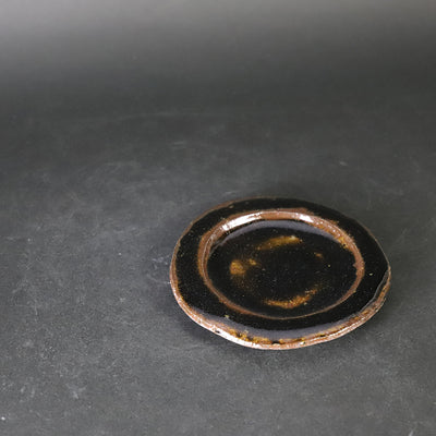 Munehiko Maruta Black Karatsu Plates